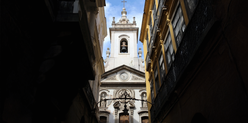 Church of Nossa Senhora da Lapa dos Mercadores in Rio de Janeiro historic center