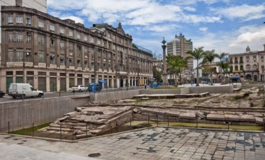 Valongo Wharf, UNESCO World Heritage site in Rio de Janeiro