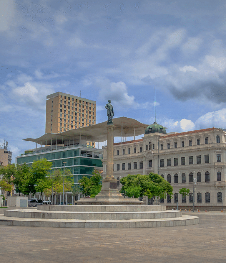 Colonial and neoclassical architecture in downtown Rio de Janeiro