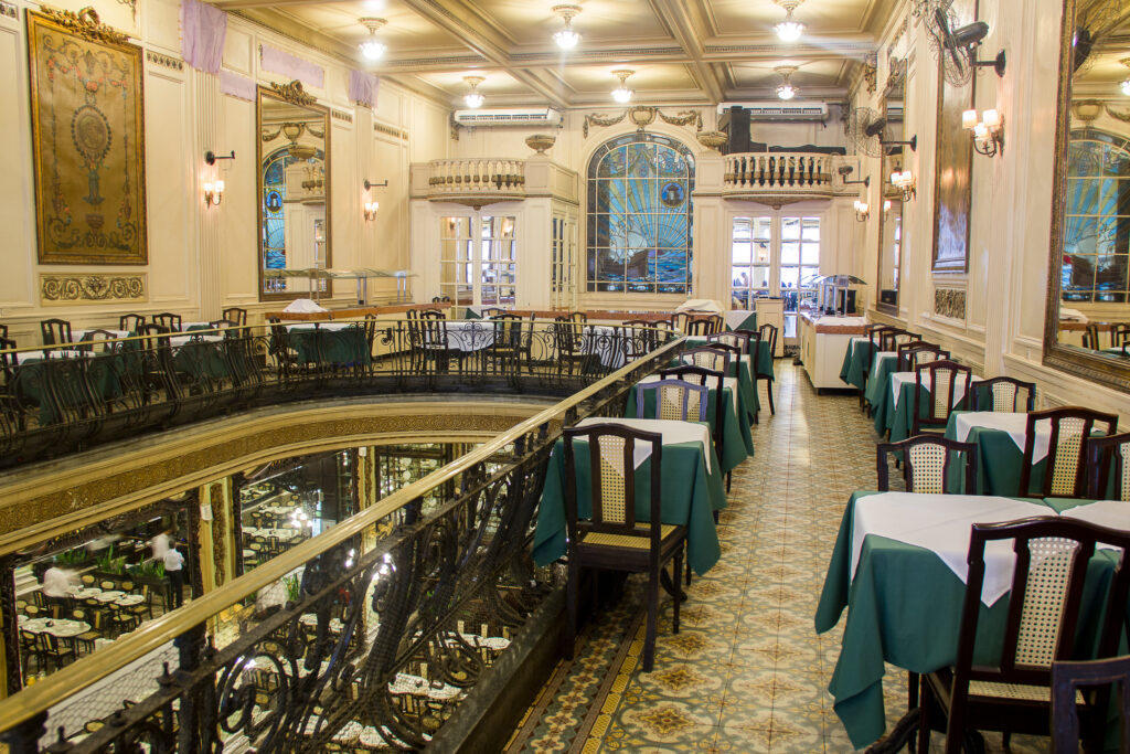 Confeitaria Colombo, historic café and restaurant in downtown Rio